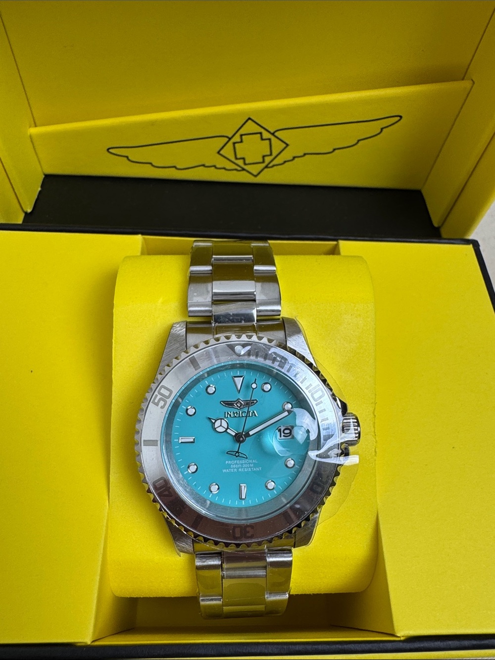 Invicta Pro Diver Men Tiffany Blue 40mm Model 50957 NIB